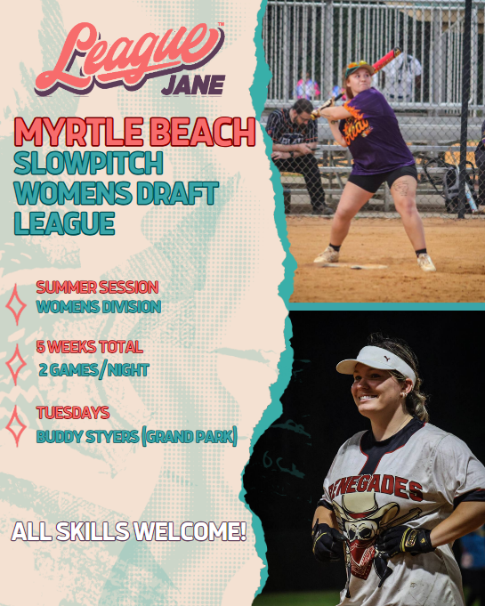 Myrtle Beach Slowpitch Draft League Jane Logo
