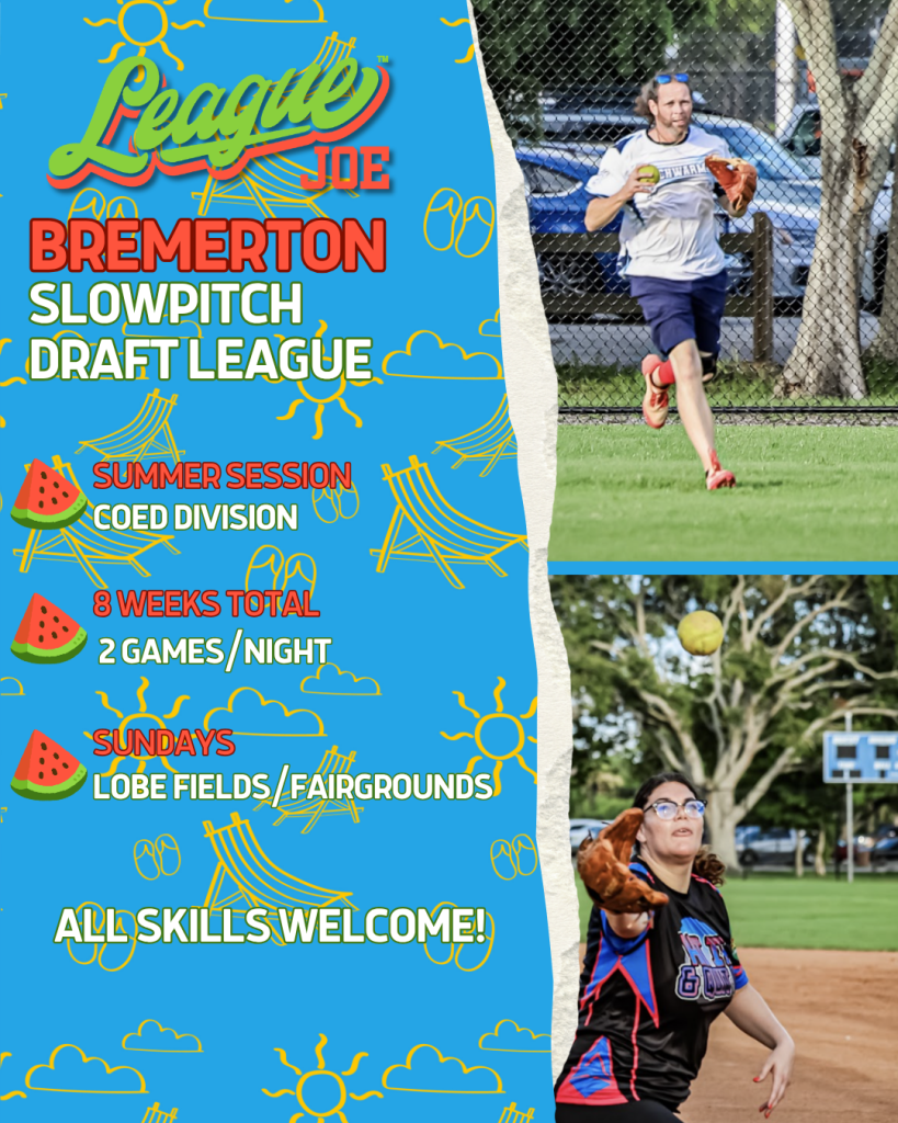 Bremerton Slowpitch Softball Draft Logo